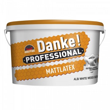 Vopsea alba pe baza de latex pentru interior Danke Mattlatex 2.5L