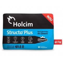 Ciment Holcim Structo Plus cu duraditiv 42.5R 40kg